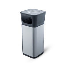 Hotel trash can stainless steel waste bin metal garbage can garbage bin metal dustbin rubbish with ashtray